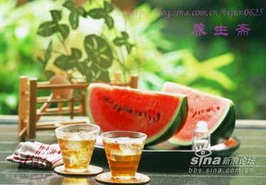 保健养生馆吃瓜,养生馆里的健康盛宴